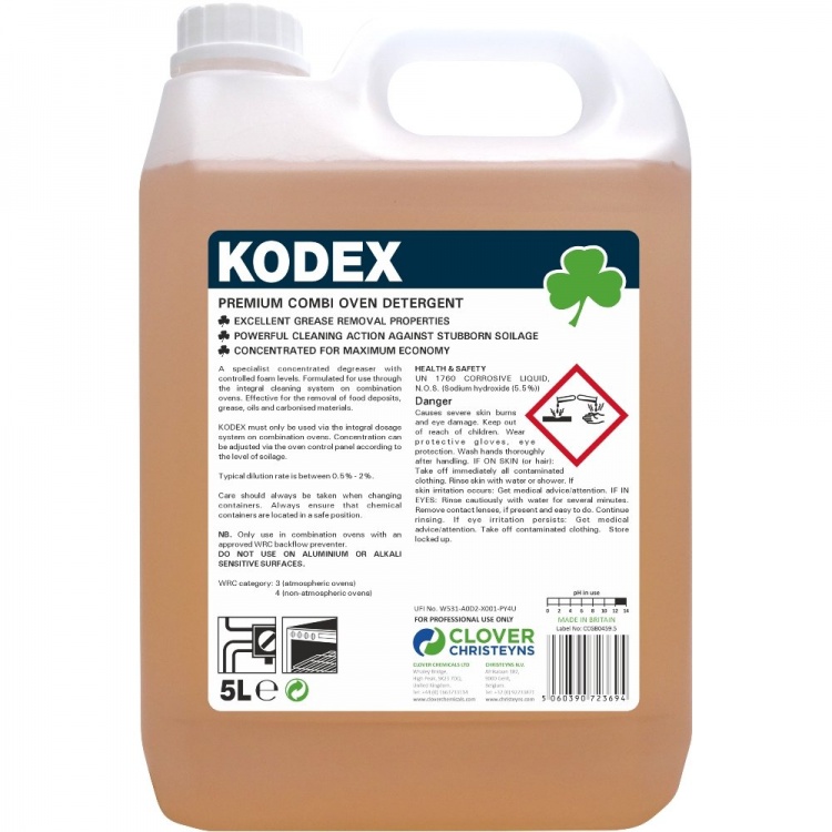 Clover Chemicals Kodex Combi Oven Detergent (398)